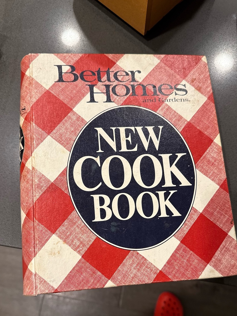 Better Homes And Gardens New Cook Book 1960s Publication Vintage -Plaid Cover